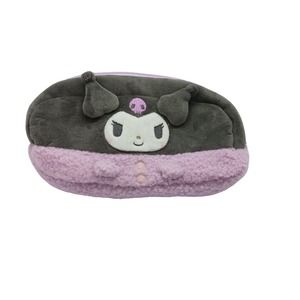 kuromi fluffy pencil case / cosmetics pouch / bag